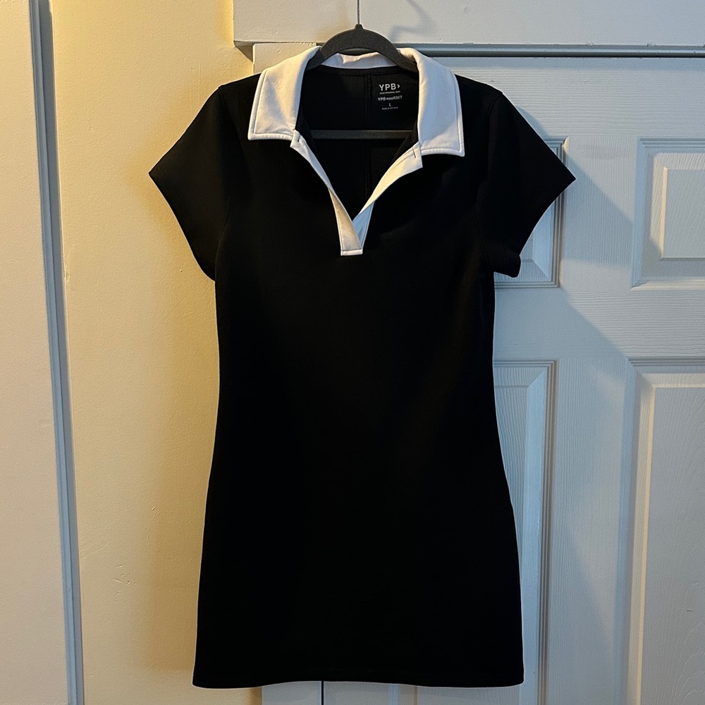 Abercrombie & Fitch Black Polo Mini Dress